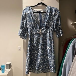 Floral mini dress